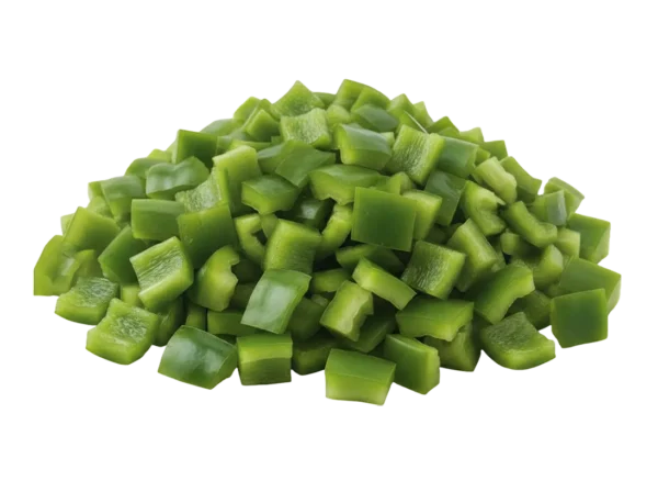 paprika zelena kockice 400g Paprika zelena kockice zamrznuta